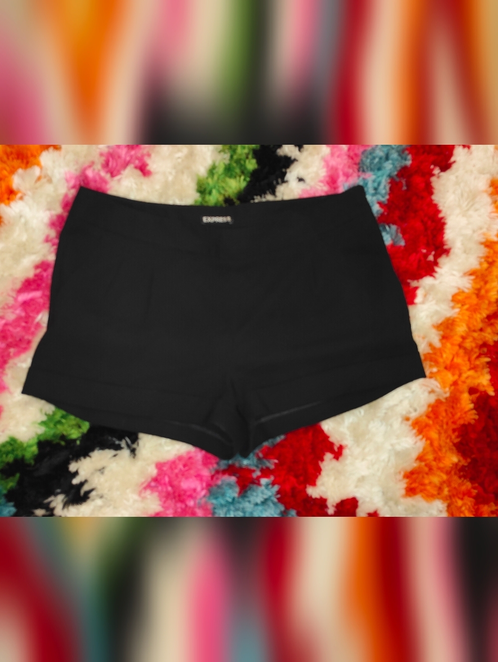 Express Women's Black High Waist Stretch Shorts